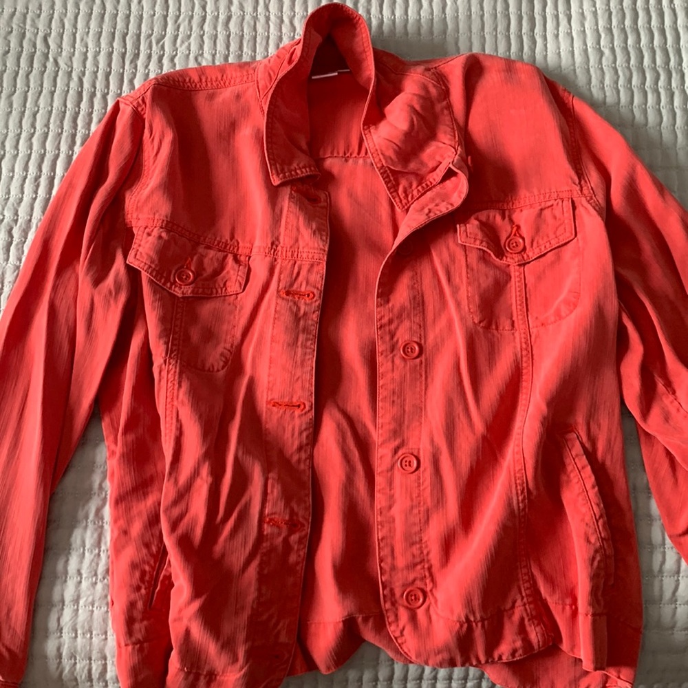 Salmon button down